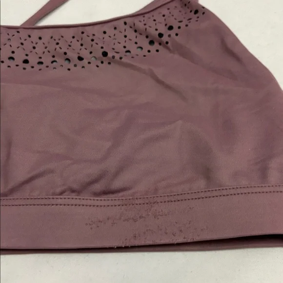 Victoria's Secret Unlined Strappy Sports Bra Purple Large - Picture 2 of 4
